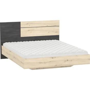 Postel IDZ Postel BAFRA, 160x200 cm Dub Artisan/Norská borovice ROŠT V CENĚ