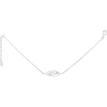 Náramek Stříbrný náramek s perlami a zirkony - AP533-6786