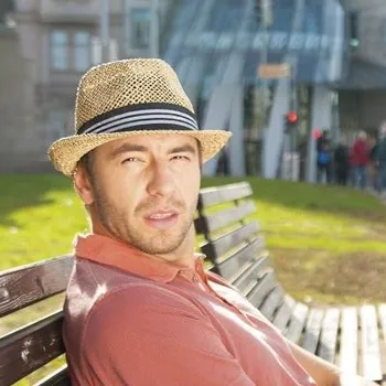 Klobouk Pánský klobouk z mořské trávy zdobený rypsovou stuhou vel. 55