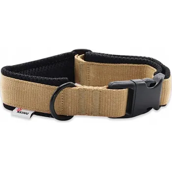 Obojek pro psa Akinu Zlatý obojek pro psy velikosti M, 35-45 cm