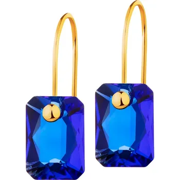 Náušnice Zlaté náušnice s krystaly - AP537-7560