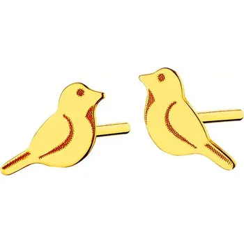 Náušnice Zlaté náušnice - ptáci - K-639.02