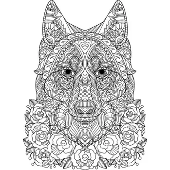 Malířské plátno Malování na plátno 15 x 20 cm, vlk