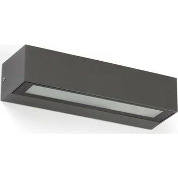 Venkovní osvětlení FARO LAKO nástěnná lampa, tmavě šedá