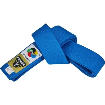 Bojový sport PUNOK KATA karate pásek WKF approved Barva: Modrá, Délka: 300