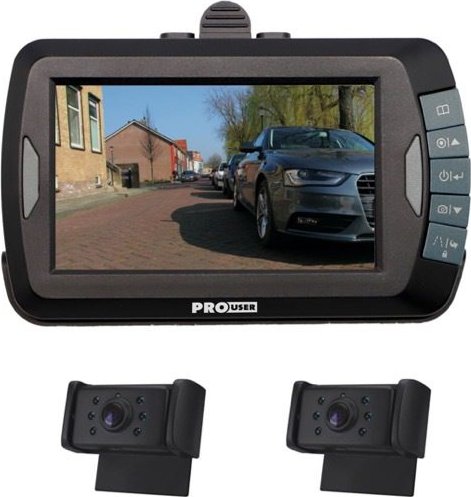 Bezdrátové digitální LCD 4,3" se 2 kamerami Pro-user DRC4321
