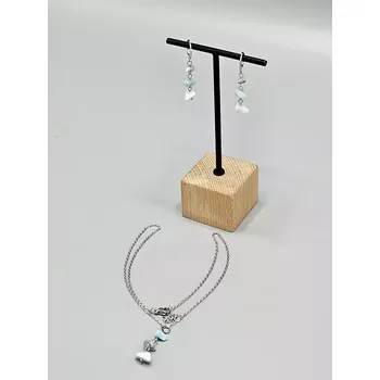 Náhrdelník Náhrdelník Larimar AA sekaný - přívěsek