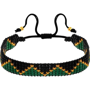 Náramek Náramek s prvky ze žlutého zlata a korálky - AP534-9349