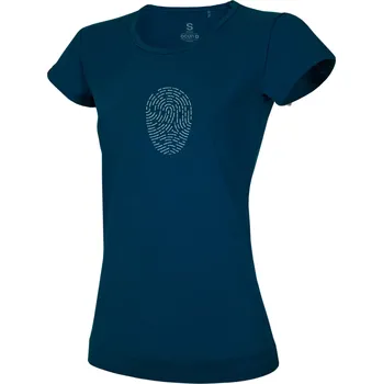 Dámské tričko Ocún Classic T Women Fingerprint Barva: Blue Moonlit Ocean, Velikost: XL