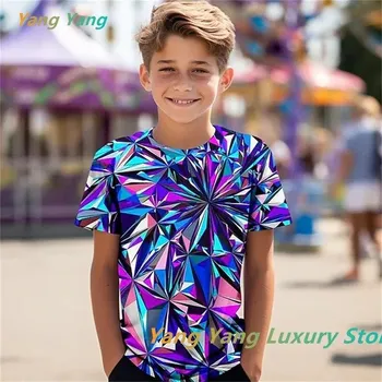 Dívčí tričko Dětské TRIČKO s 3D potiskem Barva: 0325-T-117, Velikost: 120 cm