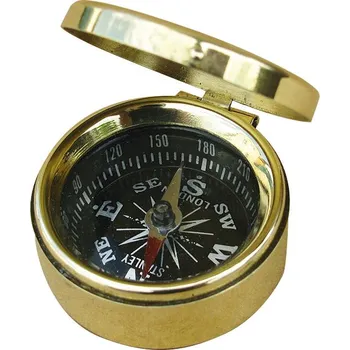 SEA CLUB Malý mosazný kompas s víkem