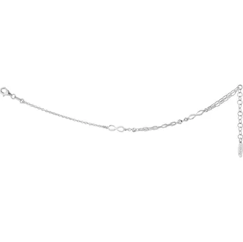 Náramek Stříbrný náramek - nekonečno, kuličky - AP534-9049