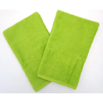 Žínka froté 16x24 cm žlutozelená