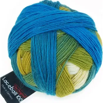 Příze Schoppel Wolle Lace ball 100 2309 Blaue Lagune (Příze Lace ball 100 2309 Blaue Lagune)