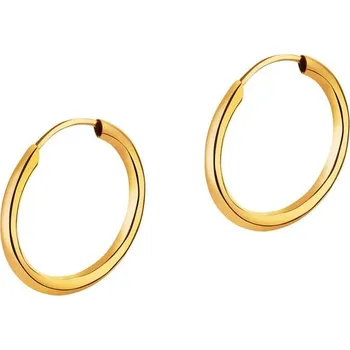 Náušnice Zlaté náušnice - kruhy, 13 mm - AP531-6373