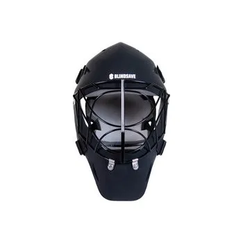 Florbalová maska BlindSave SHARKY Brankářská maska černá, Senior - 52 cm a více, černá