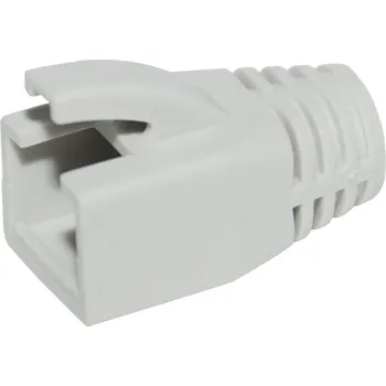 Kabel Solarix Solarix Ochrana RJ45 snag proof šedá S45SP-GY-6.5 pro kabely s celkovým průměrem do 6,5 mm