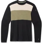 Smartwool M Classic Thermal Merino BL Colorblock CB Man, black-winter moss - pánské spodní triko L + Doprava zdarma