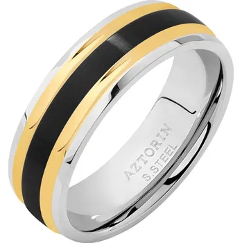Prsten Pánský prsten z ušlechtilé oceli - AZ127-3647