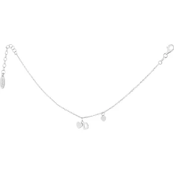 Náramek Stříbrný náramek - písmeno D, srdce - AP534-7781