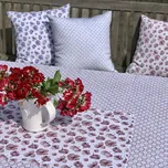 BYTEMA Ubrus a šál MONTANA STARORŮŽOVÝ KVĚT 38 x 95 cm