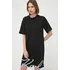 Dámské šaty Karl Lagerfeld Signature Hem T-shirt Dress 231W1357 černé, S