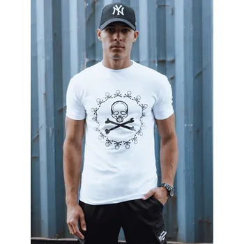 Pánské oblečení Pánské triko DSTREET BÍLÁ XL