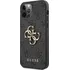Pouzdro na mobilní telefon Guess PU 4G Metal Logo pro Apple iPhone 12/12 Pro
