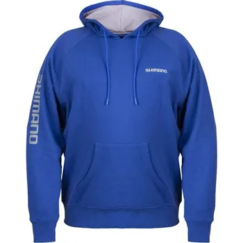 Pánská mikina Shimano Mikina Wear Pull Over Hoodie Blue - L
