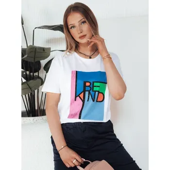Dámské tričko Dámské triko DSTREET KINDBE BÍLÁ M/L