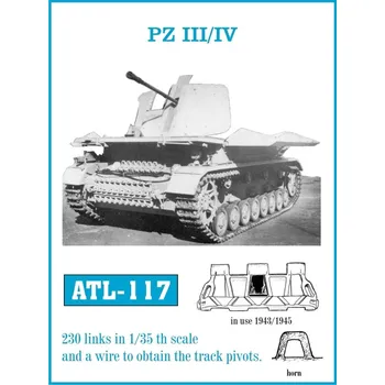 Plastikový model 1/35 ATL-117 PZ III / IV - Friul Model