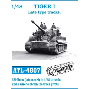 Plastikový model 1/48 ATL-4807 TIGER I Late type tracks - Friul Model
