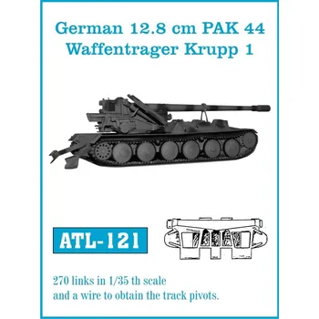 Plastikový model 1/35 ATL-121 German 12.8cm PAK 44 / Waffentrager Krupp 1 - Friul Model
