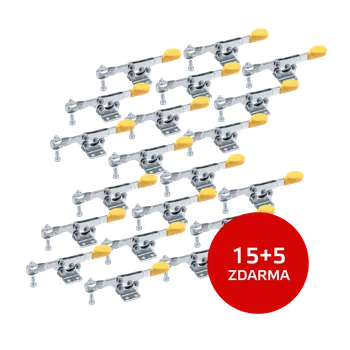 Svěrák JC Metal Sada 15+5 ks: Vodorovná upínka 110 UZ