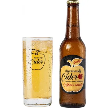 Cider Rychnovský Cider jablko - výběr z odrůd 12x330ml - sklo
