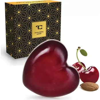 Mýdlo Dedra Kosmetické mýdlo s kokosovým olejem a vysokým obsahem glycerinu, MIDNIGHT CHERRY, 85 g