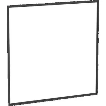 Geberit ONE - Krycí rám 750x930 mm, pro vestavnou zrcadlovou skříňku Geberit ONE, matná černá 505.842.00.3