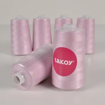 Overlock / coverlock polyesterová nit TKY 5000 barva pastelová lila