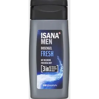 Sprchový gel ISANA MEN - SPRCHOVÝ GEL FRESH 300ML