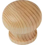 Walteco Nábytková knopka Lara průměr 39mm, borovice lakovaná Množství: 10 ks