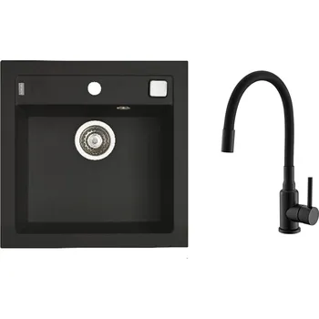 Granitový dřez SET Huka Blackstone F20/90