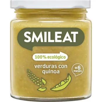 Smileat příkrm quinoa se zeleninou s extra panenským olivovým olejem, 6M+, BIO, 230 g