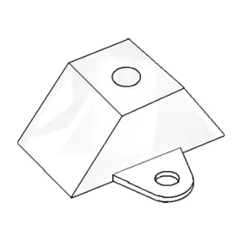 Průsvitná krytina LANIT PLAST Distanční podložka trapéz TR 76/16 a TR 76/18