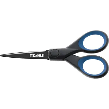 Kancelářské nůžky Dahle nůžky Office Titanium, 13 cm, symetrické, černé