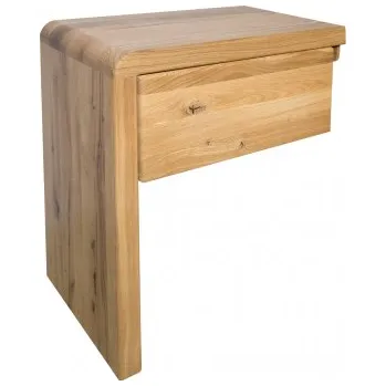 Noční stolek Noční stolek FANTAZIE přídavný L, se zásuvkou, levý, dub nature