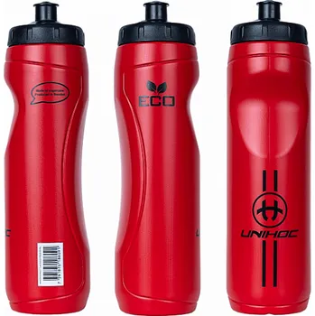 Láhev Unihoc láhev Water Bottle ECO Red 0,9L