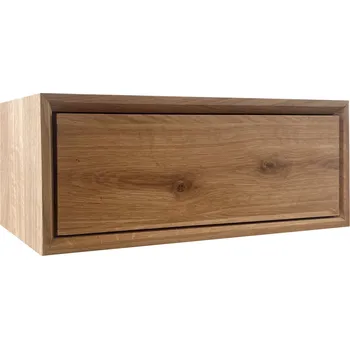 Noční stolek Massivo.cz Noční stolek Adria 2, závěsný, dub, masiv