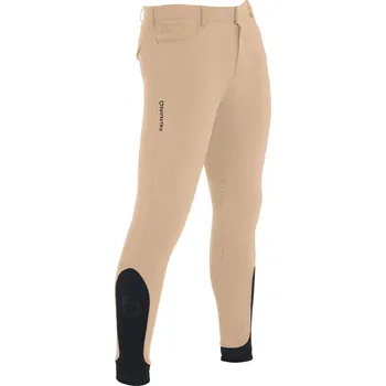 Jezdecké kalhoty EQUESTRO Rajtky Caspar Equestro, s gripem na kolenou, pánské, incense 40