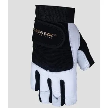 Rukavice Polednik Ferratové 3/4 rukavice Poledník černo-bílé Velikost: XS