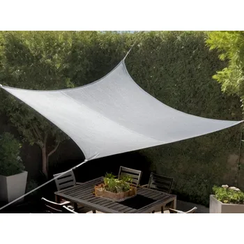 Krycí plachta HEDVA ČESKÝ BROKÁT Stínící plachta ČTVEREC/OBDÉLNÍK Upron Alutex (volitelné rozměry) - stříbrná Velikost: 140x270 cm, Barevná varianta: stříbrná Alucool, Způsob uchycení: s kroužky po obvodu